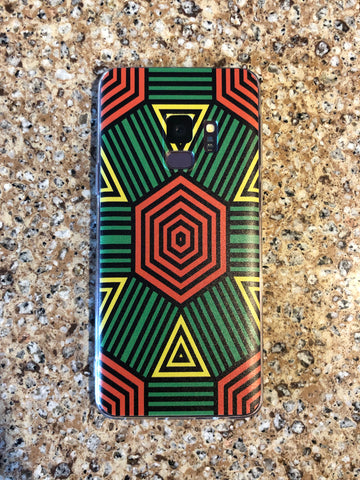 Afro-print phone case