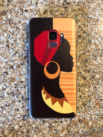 Afro-woman Phone case