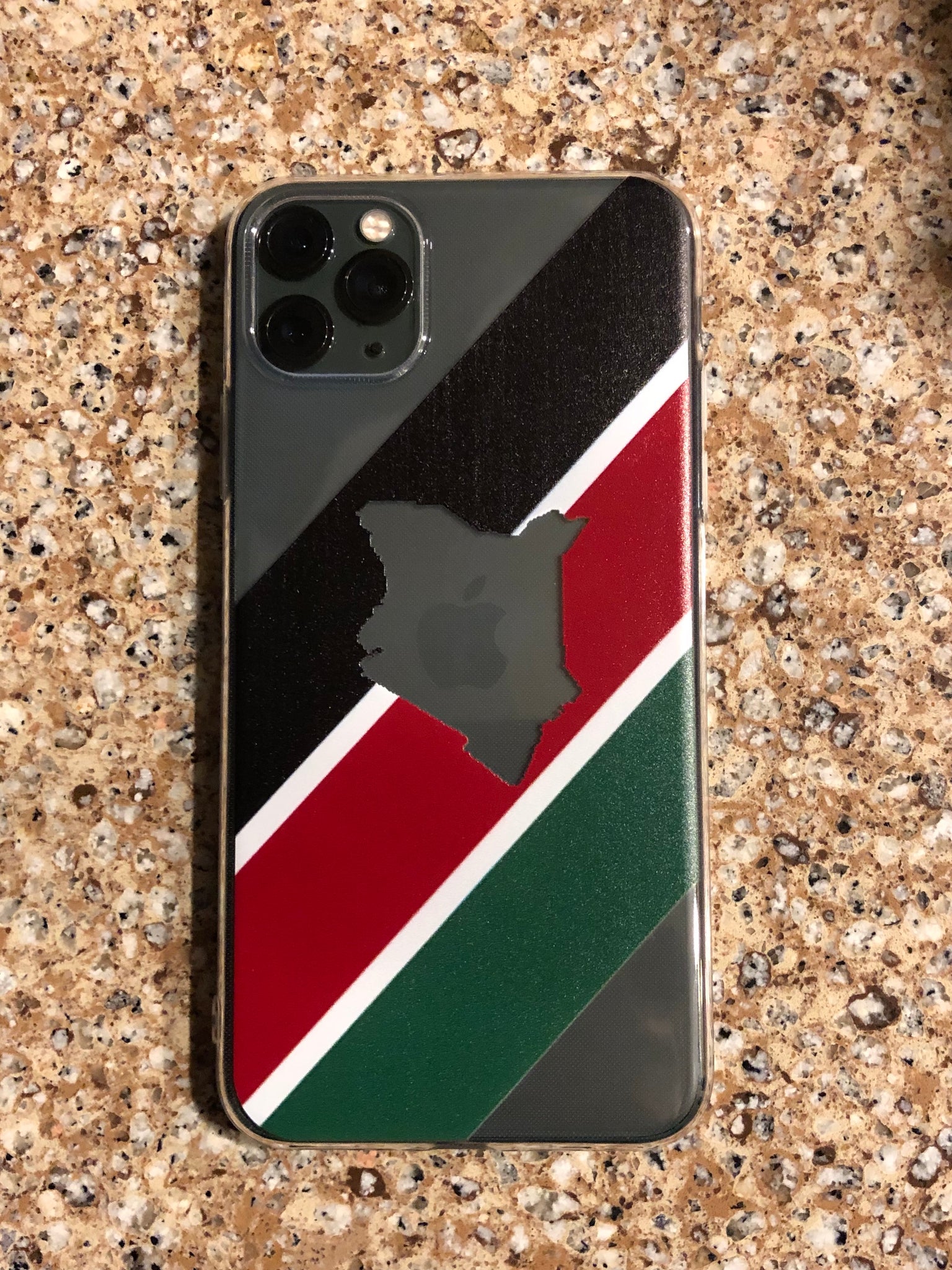 Kenyan Map / flag iPhone case for 11, 11 pro, 11 pro max and 12, 12 pro and 12 pro max